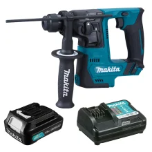 Kit Martelete Rotativo à Bateria 14mm HR140DZ Makita e Bateria e Carregador
