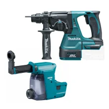 Kit Martelete Rotativo à BateriaNão acompanhaDHR242Z Makita Coletor de Pó DX06