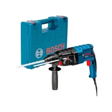 Kit Martelete Rotativo e Perfuração 820W Bosch e Brocas e Ponteira e Talhadeira