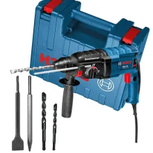 Kit Martelete Rotativo GBH 2 24-D Bosch+Maleta+Talhadeira+Ponteira+Brocas 220 Volts