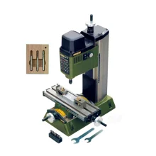 Kit Micro Fresadora de Bancada MF70 27110 Proxxon e 3 Fresas 27116 Proxxon 220 Volts