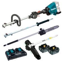 Kit Multifuncional 36V DUX60Z 2Baterias Carregador Extensor Roçadeira Motosserra