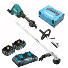 Kit Multifuncional DUX60Z Makita 2Bat Carreg Implemento Aparador de Grama Maleta
