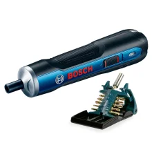 Kit Parafusadeira à Bateria 3.6V GO Bosch e Conjunto de Bits de Torção