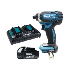 Kit Parafusadeira de Impacto DTD152Z Makita e Bateria 18V 3.0Ah e Carregador