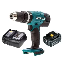 Kit Parafusadeira e Furadeira de Impacto DHP453Z Makita e Bateria e Carregador