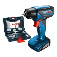 Kit Parafusadeira e Furadeira GSR 1000 Smart Bosch e Maleta Acessórios V-Line