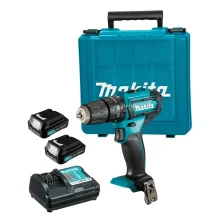 Kit Parafusadeira Furadeira HP333DWYX3 Makita e 2 Bateria e Carregador e Maleta
