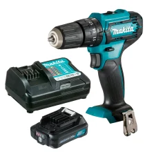 Kit Parafusadeira Furadeira Impacto à Bateria HP333DZ e Carregador e Bateria