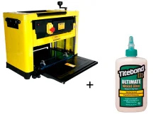 Kit Plaina Desengrossadeira PDL-1300 Lynus e Cola para Madeira II Ultimate 237ml