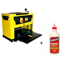 Kit Plaina Desengrossadeira PDL-1300 Lynus e Cola para Madeira Original 946ml