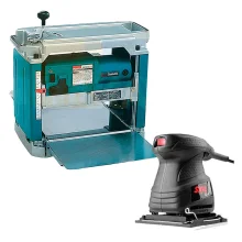 Kit Plaina Desengrosso 2012NB Makita e Lixadeira Orbital de Palma F0127232