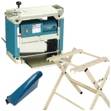 Kit Plaina Desengrosso 2012NB Makita e Mesa para 2012NB e Coletor de Pó