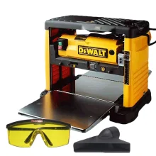 Kit Plaina Desengrosso Portátil DW733 DeWalt e Óculos de Segurança Lente Âmbar 220 Volts