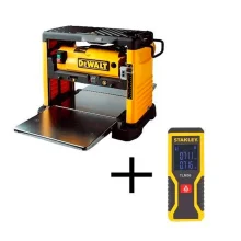 Kit Plaina Desengrosso Portátil DW733 DeWalt e Trena Medidor a Laser 15 Metros