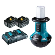 Kit Refletor Led para Área de Trabalho DML810 Makita 2Bat 5.0Ah CarregadorDC18RD