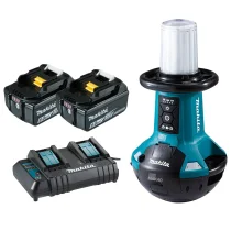 kit Refletor Led para Área de Trabalho DML810 Makita 2Bat 6.0Ah CarregadorDC18SH