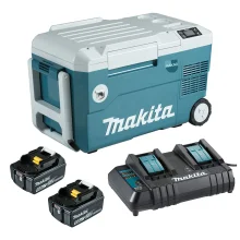 Kit Refrigerador e Aquecedor DCW180Z Makita e 2Baterias5.0Ah e Carregador DC18SH