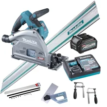 Kit Serra Circular 40V SP001GZ Bat Carreg Trilho 150 Sarg Conector Cj Ajust Âng 220 Volts