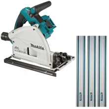 Kit Serra Circular à BateriaNão acompanha 18V DSP600Z Makita e 3 Trilhos 1M