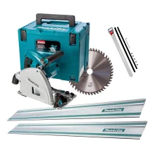 Kit Serra Circular com Maleta SP6000J Makita e 2 Trilhos de 1 metro e Conector