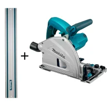 Kit Serra Circular de Trilho 165mm 1.300 Watts SP6000 Makita e Trilho 1.9 Metros
