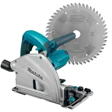 Kit Serra Circular de Trilho SP6000 Makita e Disco de Serra Painéis Bilaminados 110 Volts