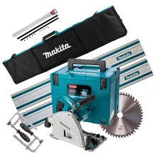 Kit Serra Circular de Trilho SP6000J Makita 2Trilhos1M 2Sargentos Bolsa Conector