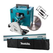 Kit Serra Circular de Trilho SP6000J Makita e 2 Sargentos e Trilho 1M e Bolsa
