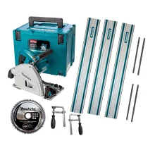 Kit Serra Circular Maleta SP6000J Makita 3Trilhos1m Conectores 2Sargentos Disco