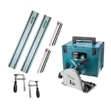 Kit Serra Circular Maleta SP6000J Makita e 2Trilhos 1m e 2Conectores e Sargentos