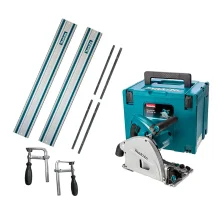 Kit Serra Circular Maleta SP6000J Makita e 2Trilhos 1m e 2Conectores e Sargentos