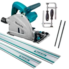 Kit Serra Circular SP6000 Makita e 1Trilho 1.4 e 1.9 m e 2Sargentos e 1Conector