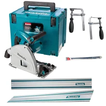 Kit Serra Circular SP6000J Makita e 1 Trilho 1.9 e 3m e Conector e 2 Sargentos