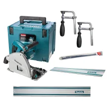 Kit Serra Circular SP6000J Makita e 1Trilho 1.5 e 1.9 e 1Conector e 2Sargentos