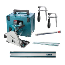 Kit Serra Circular SP6000J Makita e 1Trilho 1.5 e 3m e 1Conector e 2 Sargentos