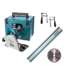 Kit Serra Circular SP6000J Makita e Trilho 1.5 metros e 2 Sargentos