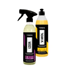 Kit Shampoo Automotivo V-Floc Vonixx 500ml Vonixx e V-Mol Lava Autos Desincrustante