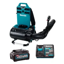 Kit Soprador Costal UB002CZ Makita e Bateria 4.0Ah 40V e Carregador DC40RA