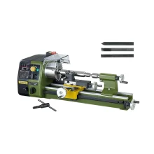 Kit Torno Mecânico de Precisão PD 250/E 24002 Proxxon e Conjunto de 3 Ferros 220 Volts