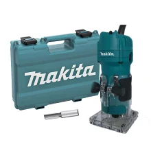 Kit Tupia 6mm 3709 Makita e Fresa Dupla 1/4 Pol e Maleta Plástica 821661-1