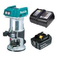 Kit Tupia à Bateria DRT50Z Makita e Bateria 18V 5.0Ah e Carregador DC18SD