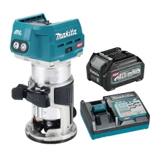 Kit Tupia Eletrônica à Bateria RT001GZ04 Makita e Bateria 40V 2.0Ah e Carregador