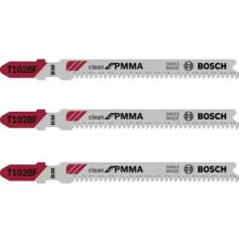 Lâmina de Serra Tico Tico para Acrílico 3 Unidades T102BF Bosch