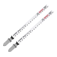 Lâmina para Tico Tico 117x2.2mm Wood 2 SideClean T308B Bosch 2 Peç