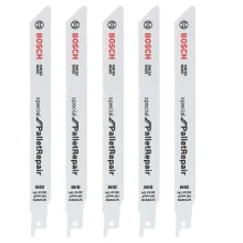 Lâmina Serra Sabre Pallet Repair S722VFR Bosch 5 Peç