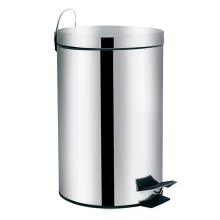 Lixeira Ágata em Inox Capacidade 12 Litros 8223 Mor