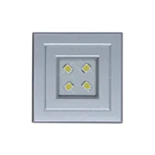 Luminária de Embutir Pop com 4 Leds 0.9 Watts Flux-Volt 0005833001311 Lumitek