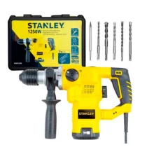 Martelete Perfurador Rompedor SDS Plus 3 Modos 1250 Watts STHR1232K-B2 Stanley 220 Volts