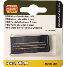 Microbroca HSS 1.6mm 28858 Proxxon 3 Unidades
